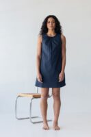 Organic Cotton Drawstring Dress