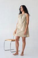 Organic Cotton Drawstring Dress