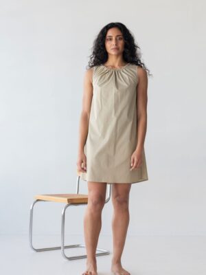 Organic Cotton Drawstring Dress